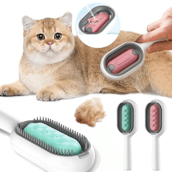Brush Pets - Escova Multifuncional com Água para Pets